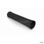 ViaBlue Gevlochten mantel Black per meter