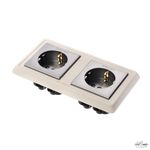 Furutech FP-SWS-D[G] Double Schuko Wallsocket per stuk