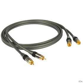 Goldkabel Profi Cinch (stereo) kabel vanaf 0,5 meter per stuk